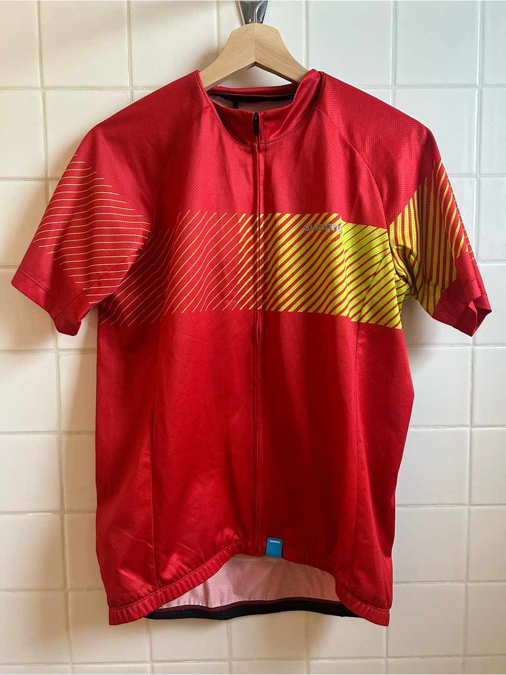 Shimano Climbers Jersey NWT Cycling Full Zip Pockets Men’s Large